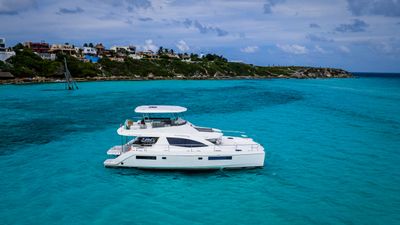 Photo of 51’ Leopard PowerCat Luxury Yacht rental near Tulum /Playa Del Carmen🌴 Open bar 🥂 Executive Chef 👨‍🍳